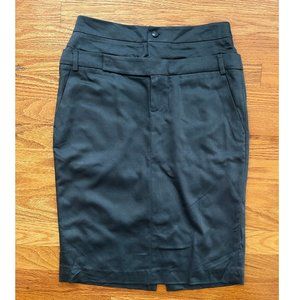 A.F. Vandevorst Pencil Skit / Vintage Y2K 90s / Size 36 / Double Layer Grey